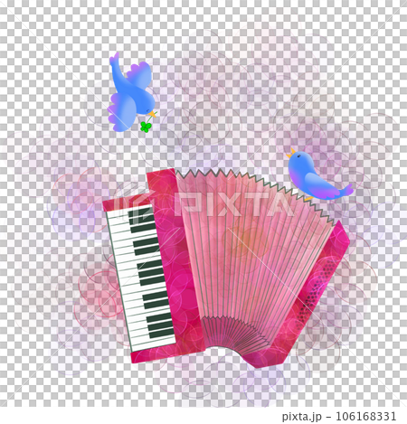 A simple illustration of an accordion A simple illustration of an accordion 106168331