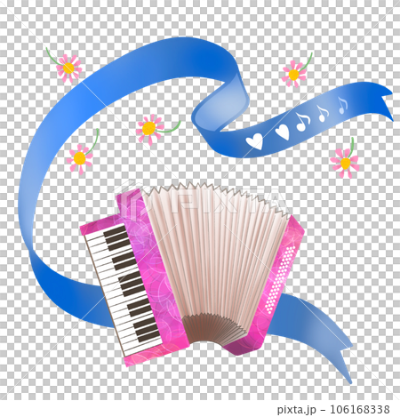 A simple illustration of an accordion 106168338