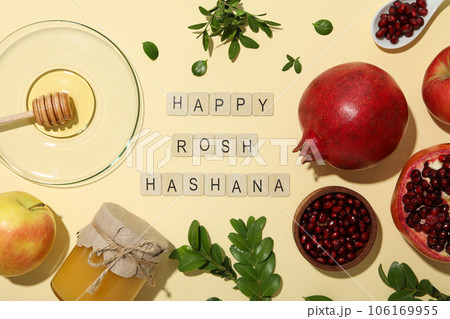 Rosh hashanah - jewish New Year holiday concept Rosh hashanah - jewish New Year holiday concept 106169955