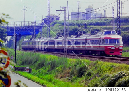 小田急「はこね号」3100形NSE車3221～、伊勢原ー鶴巻温泉、1980年7月31日 106170188
