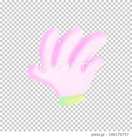 pink color hand painted watercolor on white background 106170757
