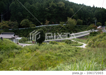 岡山県新見市　女人高野・済渡寺白龍の白い千本鳥居 106172003