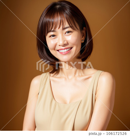 AI生成画像【人物】中年の女性 AI生成画像【人物】中年の女性 106172526