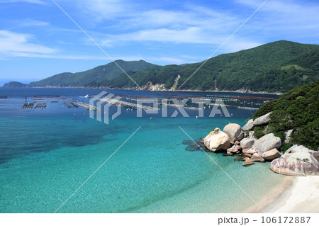 柏島白浜　遠浅の砂浜　（高知県　大月町） 106172887