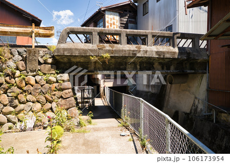 岐阜県飛騨金山のレトロな路地裏建物の筋骨めぐり 106173954