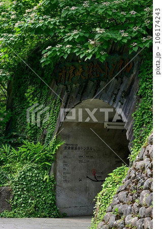 【新潟】上信越高原国立公園、清津峡渓谷トンネルは夏でもひんやり、鋭い山肌の自然絶景が見られます。 106174243