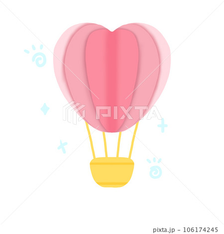 hot air balloon pink hot air balloon pink 106174245