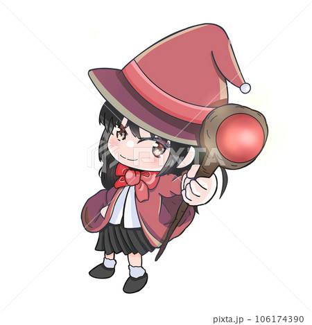 魔法使いの少女、赤 魔法使いの少女、赤 106174390