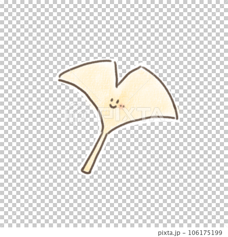 手繪插畫銀杏 106175199