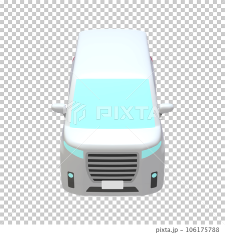 Car illustration material deformed minivan white (1_j) Car illustration material deformed minivan white (1_j) 106175788