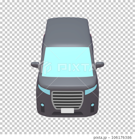 Car illustration material deformed minivan black (1_j) Car illustration material deformed minivan black (1_j) 106176386