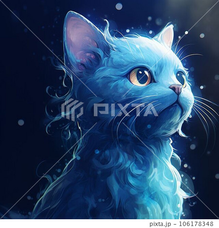 Cat Icon (PFP)  Grass Cat - Stock Illustration [106178349] - PIXTA