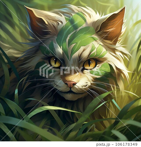 Cat Icon (PFP)  Water Cat - Stock Illustration [106178348] - PIXTA