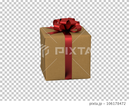 Gift box with bow for christmas festivity Gift box with bow for christmas festivity 106178472