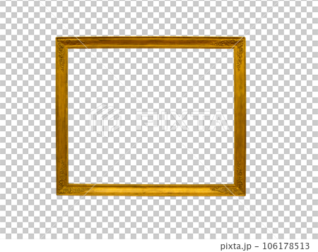 Decorative gold vintage frame for photo and painting 106178513