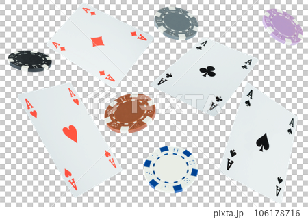 Poker playing cards. gambling and betting concept Poker playing cards. gambling and betting concept 106178716