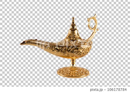 Magic genie lamp from the tale of aladdin 106178784