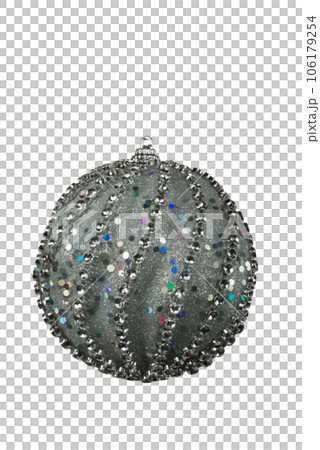 Isolated png close-up of a christmas ball Isolated png close-up of a christmas ball 106179254