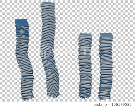 Pile of stacked books. concept of culture and knowledge. 3d rendering Pile of stacked books. concept of culture and knowledge. 3d rendering 106179586