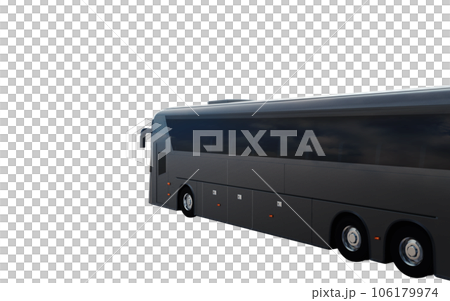 Vehicle black bus for passenger transport. concept of transportation 106179974