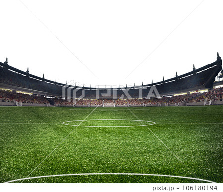 Modern football stadium ready to soccer match 106180194