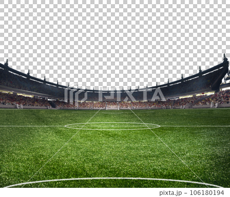 Modern football stadium ready to soccer match 106180194