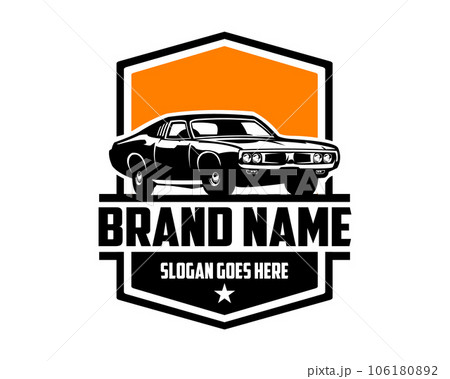 1969 dodge super bee car vector illustration. silhouette design. isolated white background showing from side with amazing sunset view. Best for logo, badge, emblem, icon, sticker design, car industry 1969 dodge super bee car vector illustration. silhouette design. isolated white background showing from side with amazing sunset view. Best for logo, badge, emblem, icon, sticker design, car industry 106180892