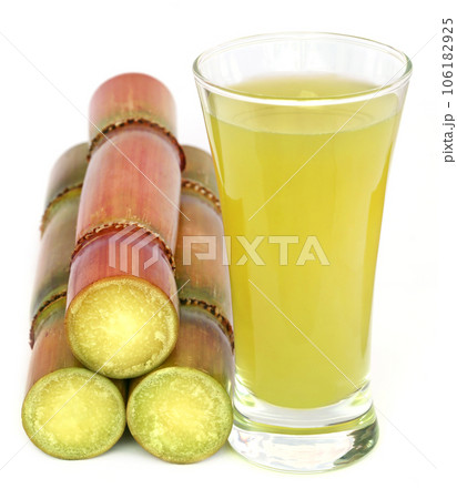 Piece of sugarcane juice 106182925
