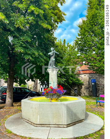 View of Bregenz upper town - Oberstadt. High quality photo 106186149