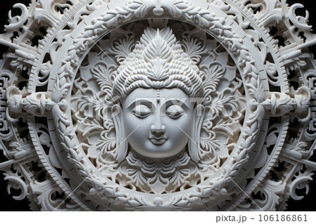 ブッダ像のイメージ,Generative AI AI画像 106186861