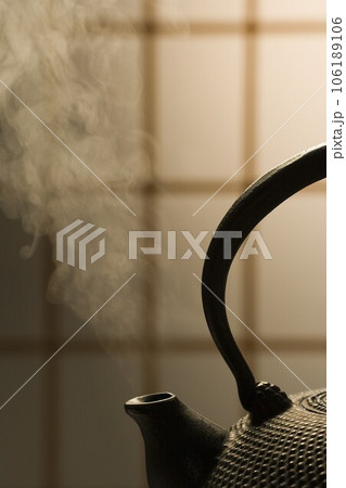 鉄瓶の湯気 鉄瓶の湯気 106189106