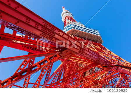 東京都市風景 東京タワー 東京都市風景 東京タワー 106189923