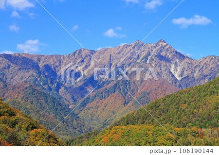 北アルプス後立山連峰 秋の鹿島槍ヶ岳 北アルプス後立山連峰 秋の鹿島槍ヶ岳 106190144