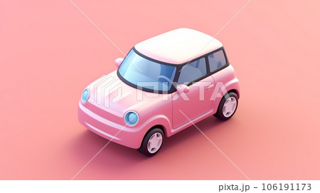 Tiny Cute 3D Car: A Miniature Delight Tiny Cute 3D Car: A Miniature Delight 106191173