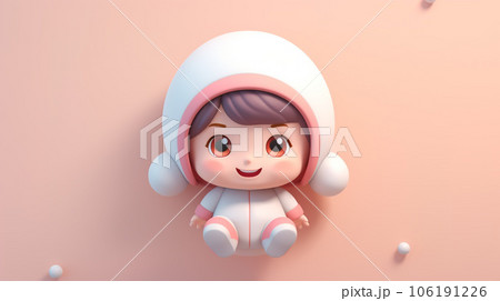 Adorable Tiny 3D Kid: Miniature Marvels of Cuteness Adorable Tiny 3D Kid: Miniature Marvels of Cuteness 106191226