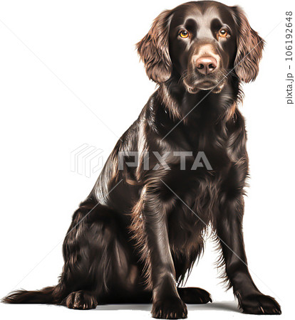 フラットコーテッドのイメージ - image of Flat Coated No1-2  - フラットコーテッドのイメージ - image of Flat Coated No1-2  - 106192648