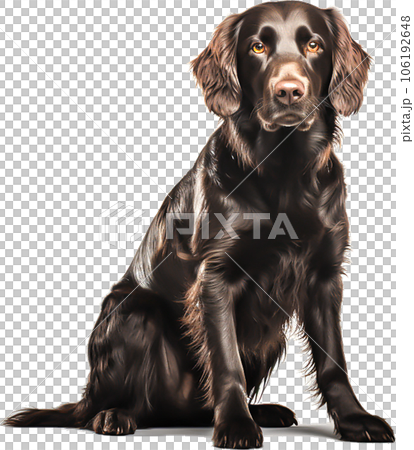 フラットコーテッドのイメージ - image of Flat Coated No1-2  - フラットコーテッドのイメージ - image of Flat Coated No1-2  - 106192648