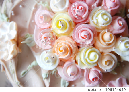 薔薇のデコレーションケーキ 薔薇のデコレーションケーキ 106194039