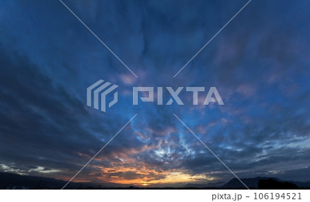 夏の夜明け空・超広角・空主体・230822am 夏の夜明け空・超広角・空主体・230822am 106194521