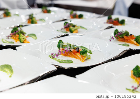 おいしいフレンチの前菜　サーモン 106195242