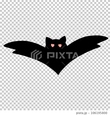 Halloween bat with heart eyes Halloween bat with heart eyes 106195800