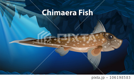 Chimaera Fish Vector Design Chimaera Fish Vector Design 106198583