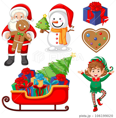 Merry Christmas Object Decoration Item Collection 106199020