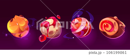 Set of candy planets Set of candy planets 106199861