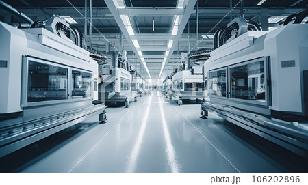 factory workshop interior and machines factory workshop interior and machines 106202896