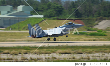 航空自衛隊第303飛行隊F-15イーグル離陸 106203281