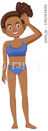 Puberty girl with confidence Puberty girl with confidence 106203600