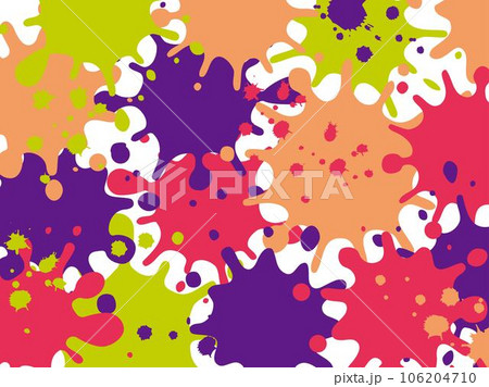 カラフルなペンキの背景素材 カラフルなペンキの背景素材 106204710