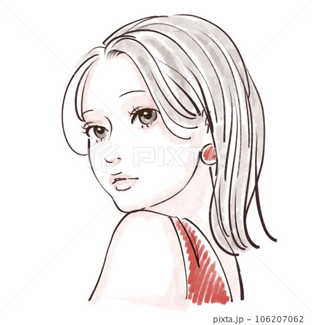 女性のイラスト素材 106207062