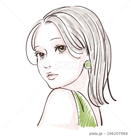 女性のイラスト素材 106207068